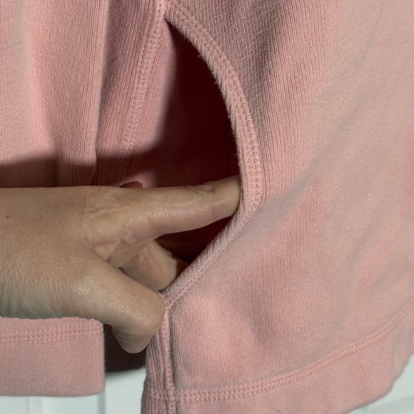 Tommy Bahama Light Pink Women's Thick Cotton Zip Up Size Large - Picture 2 of 6